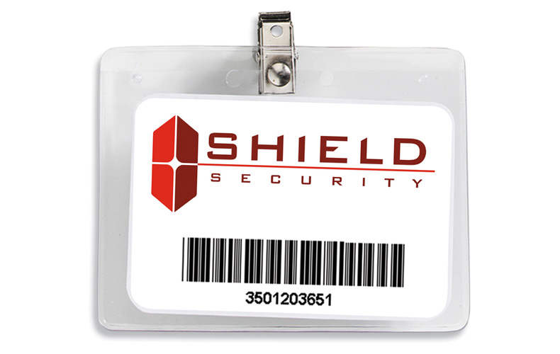 Clear Badge Holder Fits 3” x 4” Insert Clear Badge Holder Fits 3” x 4” Insert